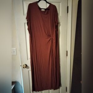 Maurices, Maxi Dress, 4X, Rust